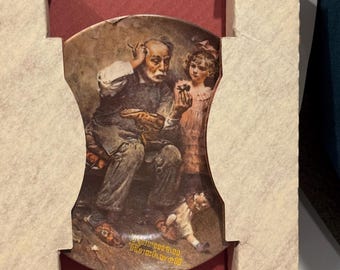 Prato de colecionador de Norman Rockwell