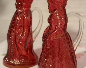 figuras de jarro de vidro holandês