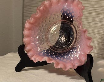 Prato de bolhas de cranberry Fenton
