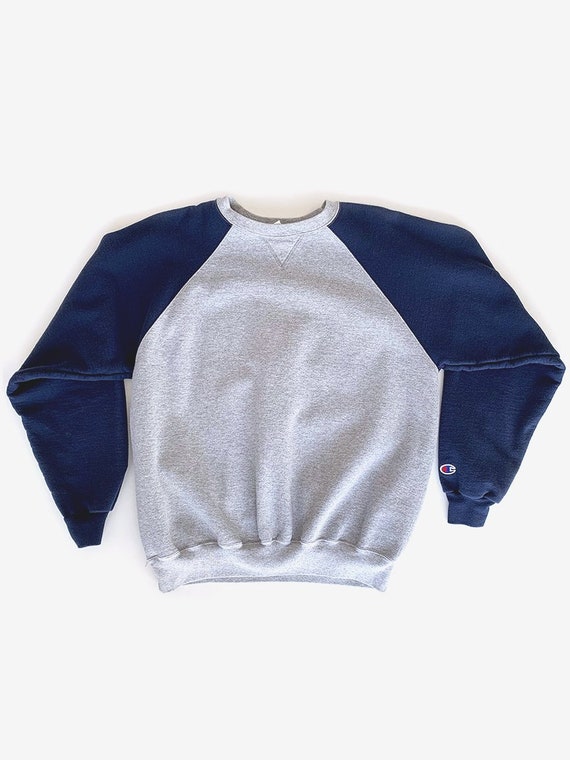 Champion Navy & Grey Sweatshirt