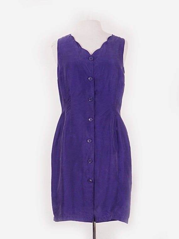 Purple Silk Dress