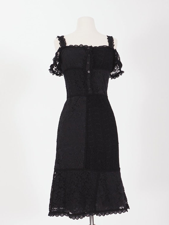 Moschino Black Lace Dress