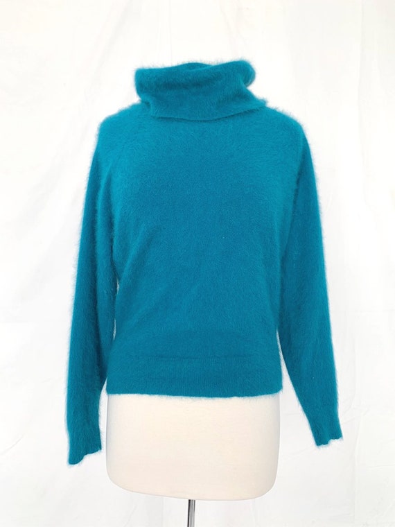 Teal Angora Sweater