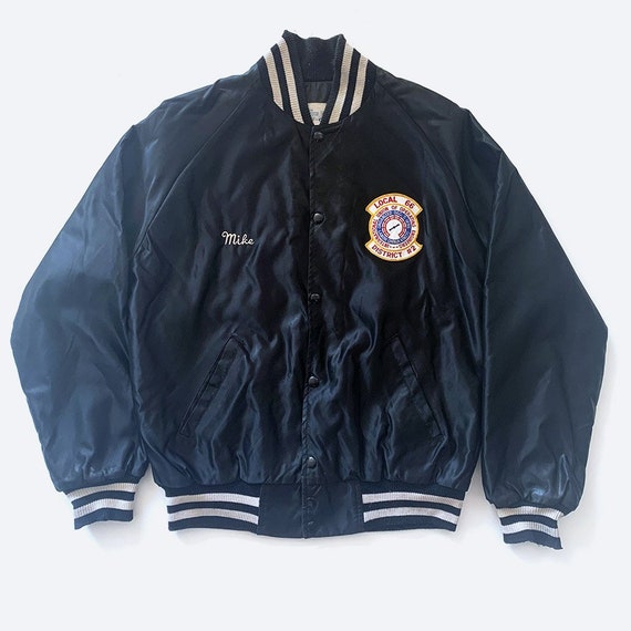 Black Union Satin Jacket