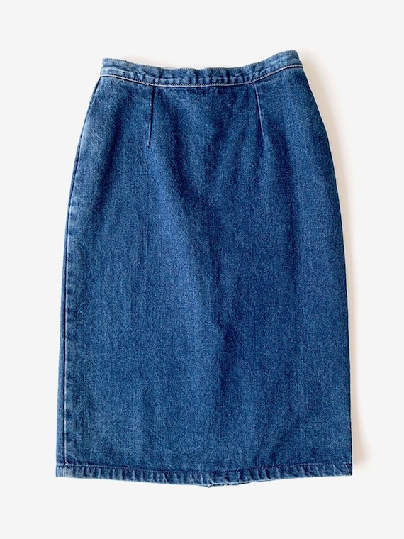 Denim Pencil Skirt