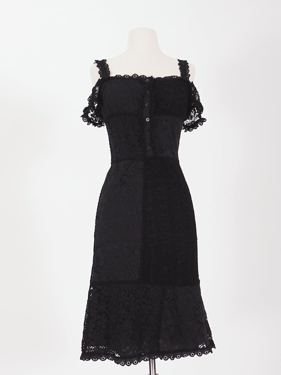 Moschino Black Lace Dress