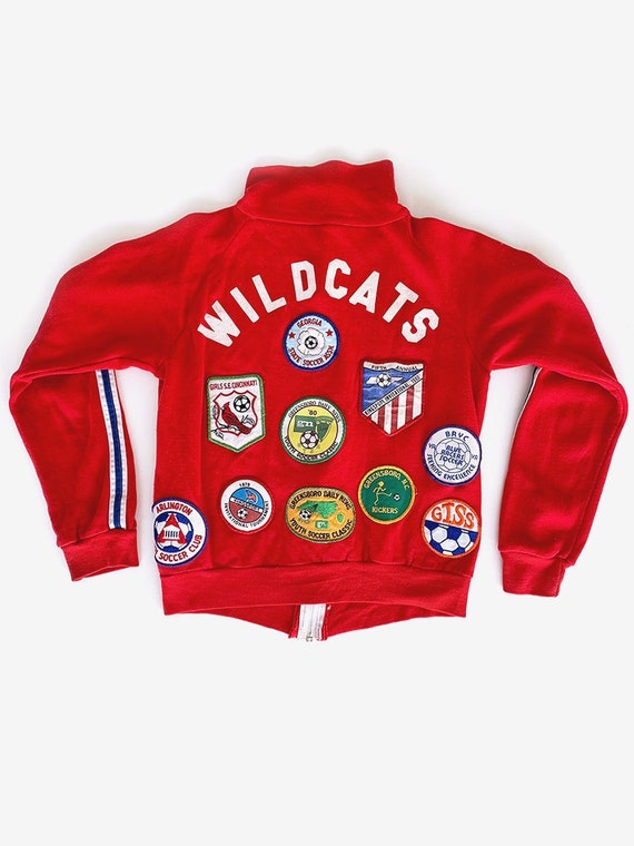70's Red Soccer Sweatshirt