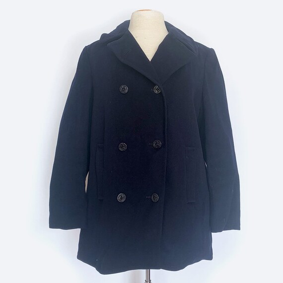 Navy Wool Sailor Peacoat