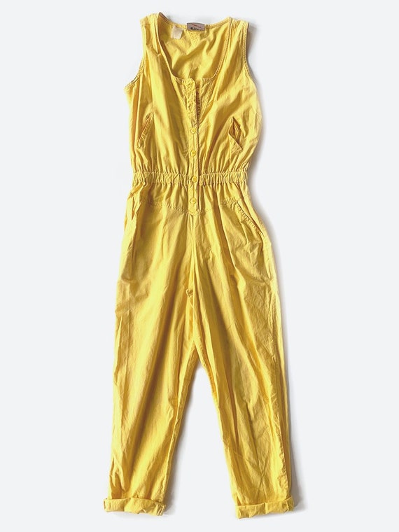 Yellow Sleeveless Jumpsuit