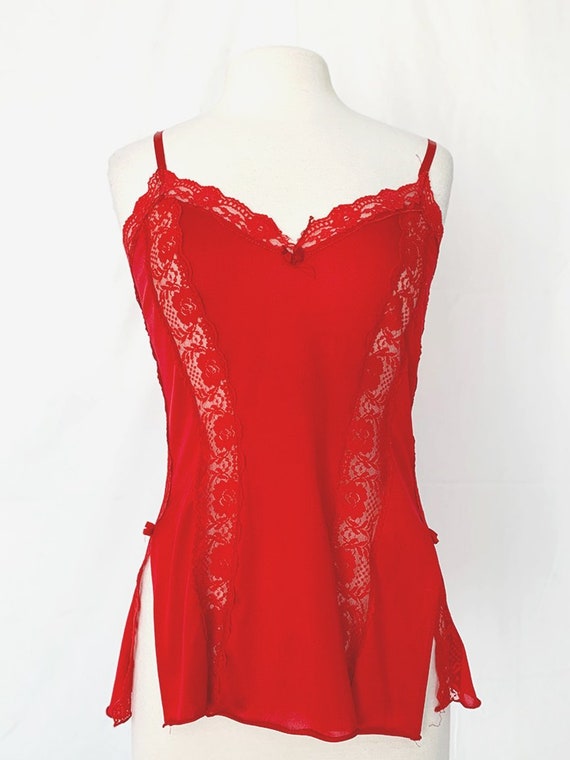 Red Lace Camisole