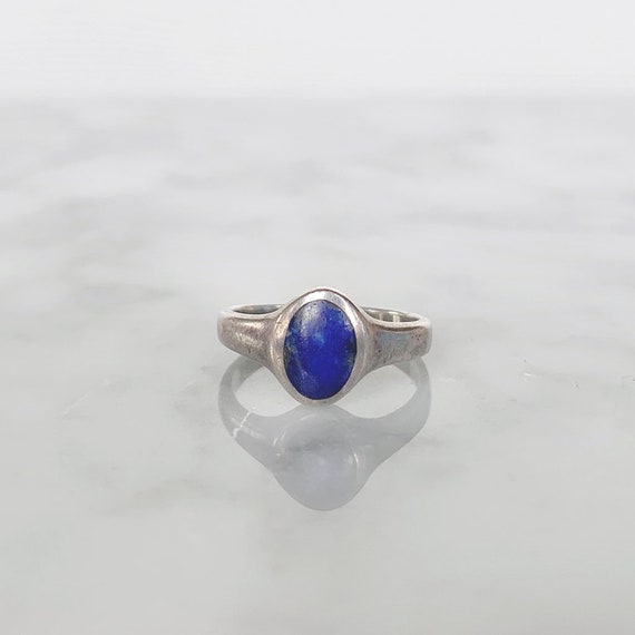Lapis & Silver Ring