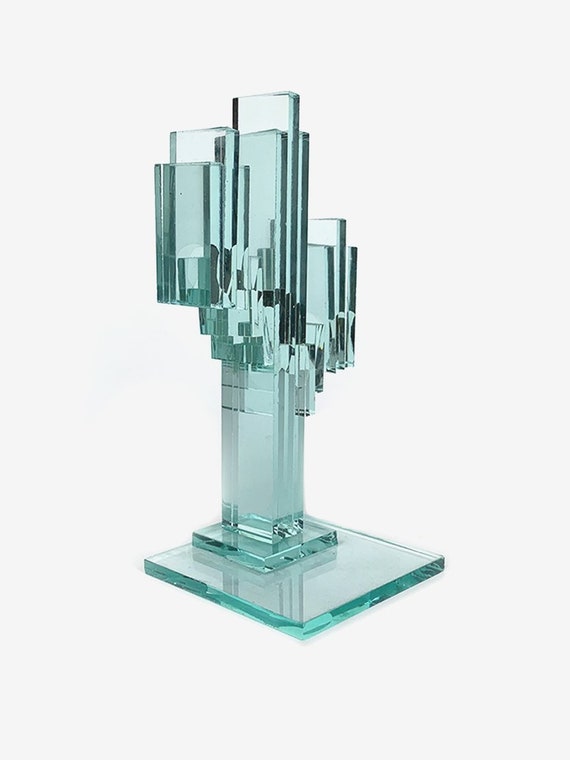Glass Cactus Statue