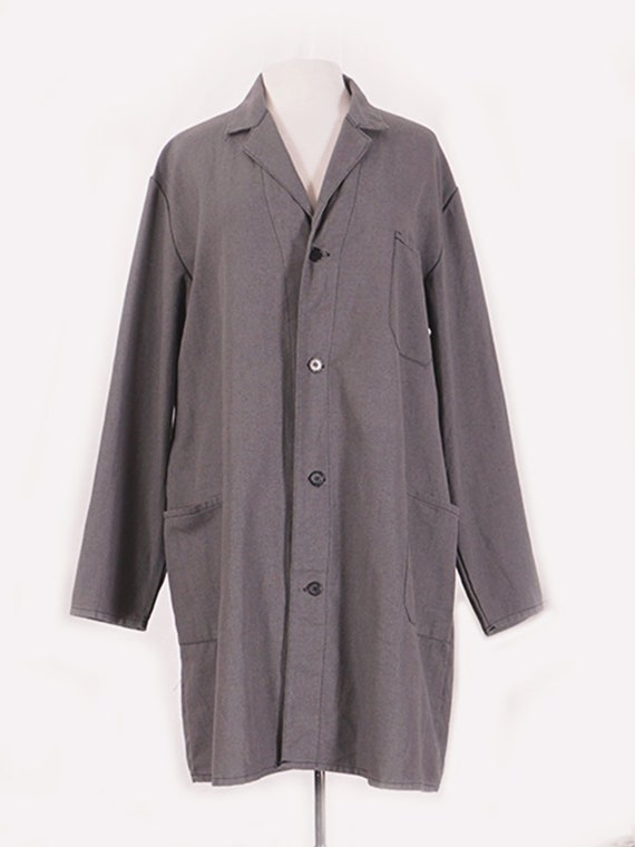 Grey Long Chore Coat