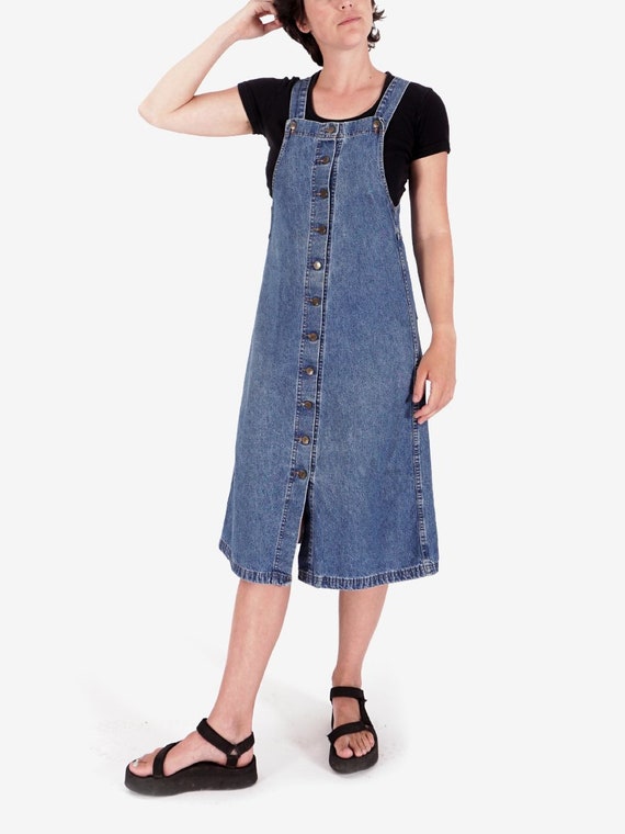 Denim Jumper Dress