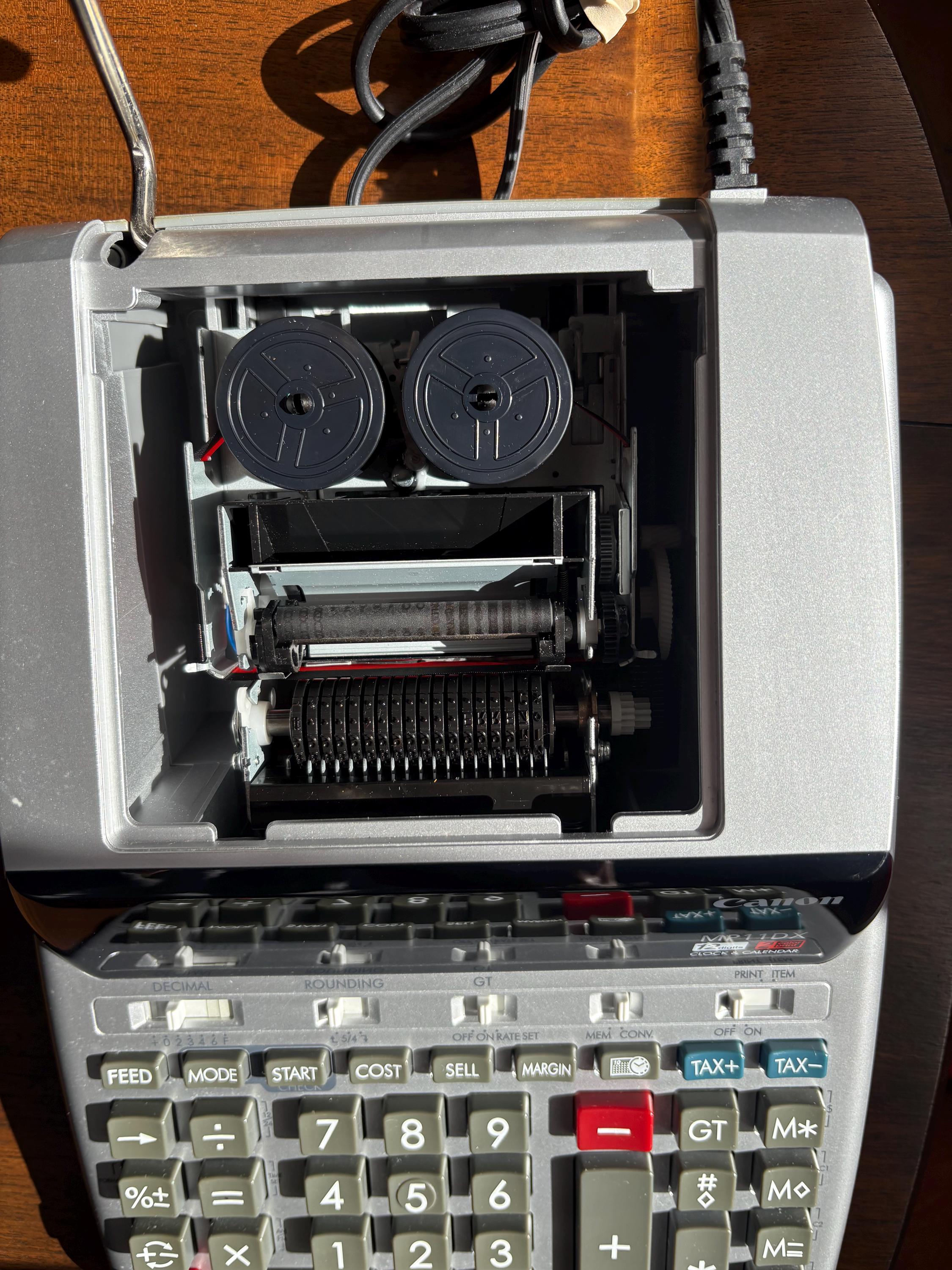 Canon MP11DX Printing Calculator – Retro Office Adding Machine, Working ...