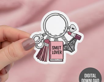 Smut Lover Sticker | Dark Romance Printable | Bookish Gifts | Romance Booktok