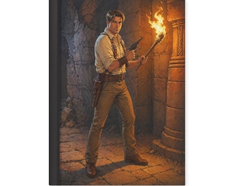 Rick O'Connell Gamble with my Life Hardcover journal matte