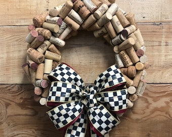 Wine Cork Wreath