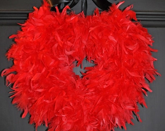 Valentines Wreath, Valentine's Day Wreath, Heart Wreath, Red Wreath, Valentines Wreath Front Door, Heart Shaped Wreath, Heart Valentines