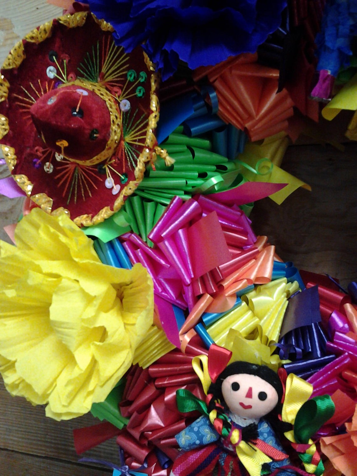 Fiesta WreathMexican WreathMexican DecorationCinco de Etsy
