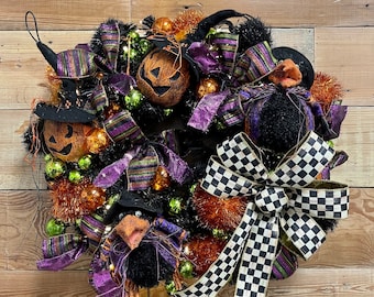 Funky Halloween Wreath