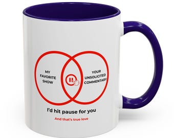 Tazas divertidas para parejas de San Valentín de 15 oz / Juego de tazas de café para él y para ella