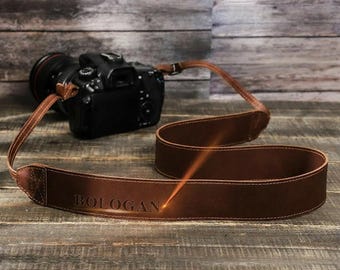 Universal Adjustable Camera Shoulder Neck Strap, Genuine Leather Belt for Camera, Camera Strap Accessory