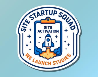 Start Squad Sticker | Klinische Forschung | Klinische Studie Aufkleber | Studienplaner| Wissenschaftlicher Mitarbeiter | Wissenschaft Nettes Vinyl