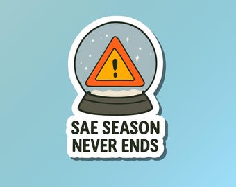SAE Saison Klinische Studien Aufkleber | Klinische Forschung | Wissenschaftlicher Mitarbeiter | Wissenschaft Niedlich | Wissenschaftlicher Mitarbeiter | Forschende Krankenschwester