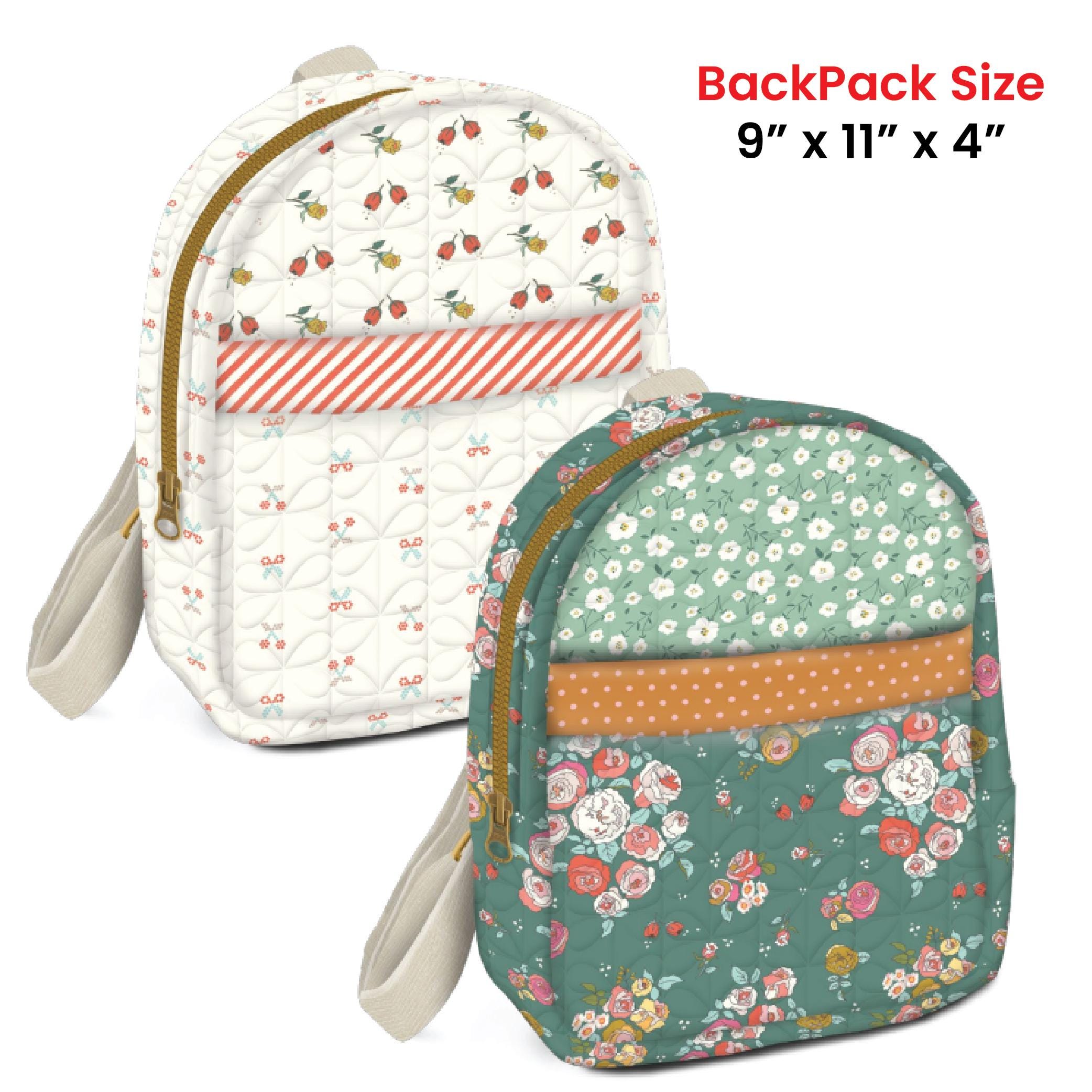 2 Backpack PDF Sewing Pattern Instant Download With Step-by-step ...