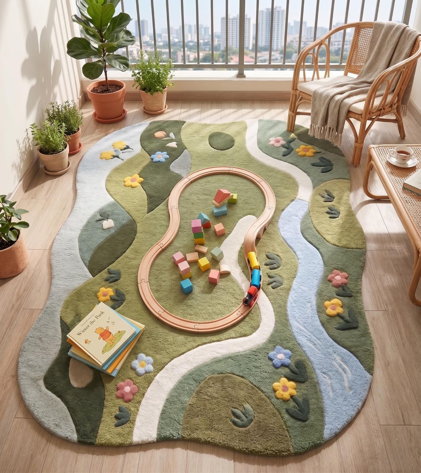 Landscape Play Rug - Etsy