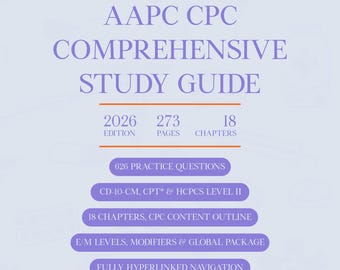 AAPC CPC Umfassender Studienleitfaden 2026-2027