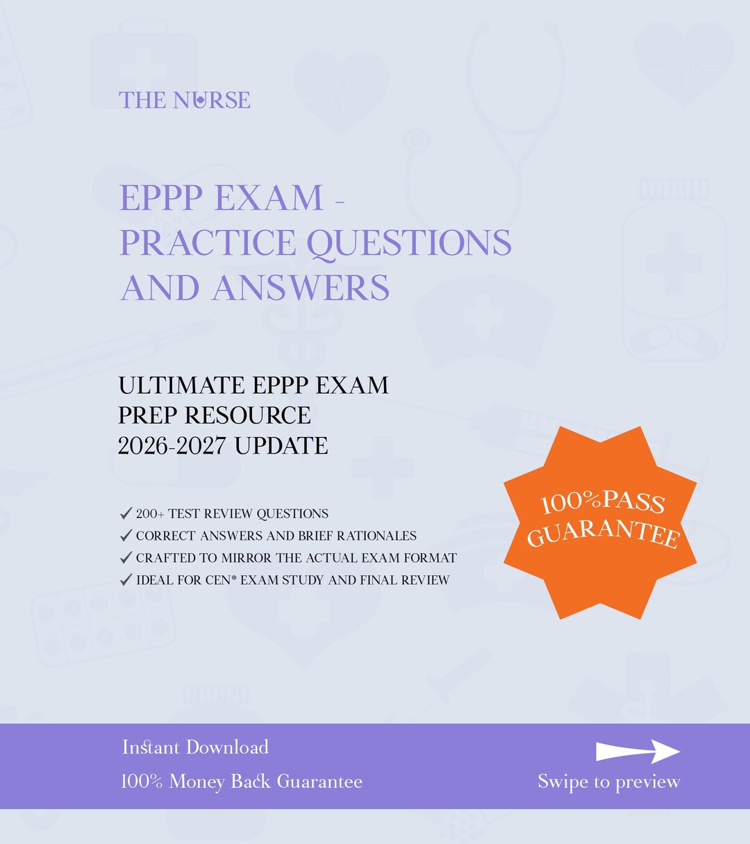 EPPP Exam 2026–2027 | Practice Questions With Answers &amp; Detailed Rationales | PDF Instant ...