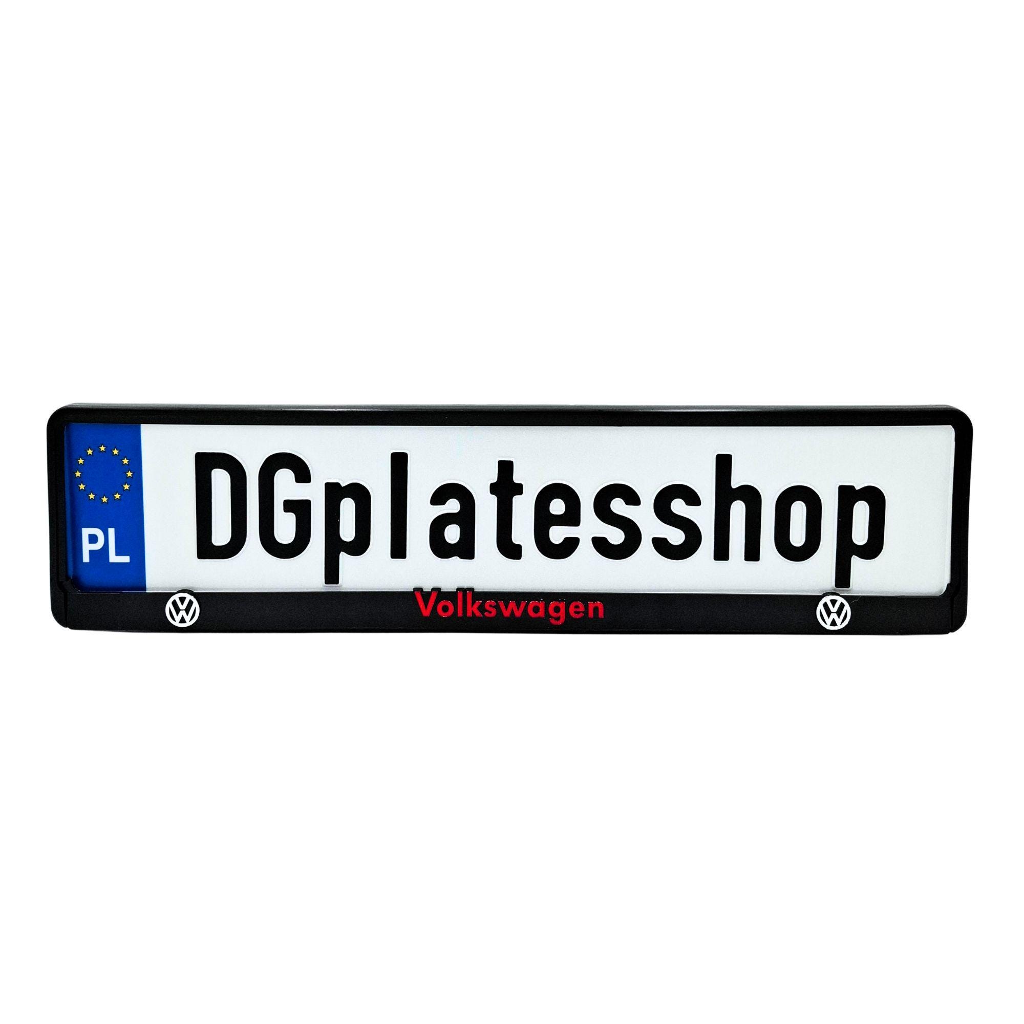 Volkswagen License Plate Frame