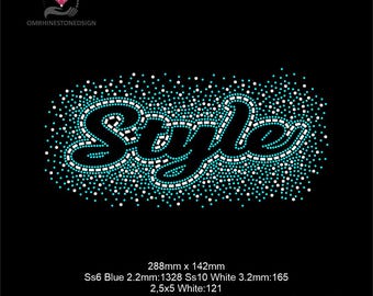 PERFECT Rhinestone Template Svg, Text Rhinestone | Bling Design for ...
