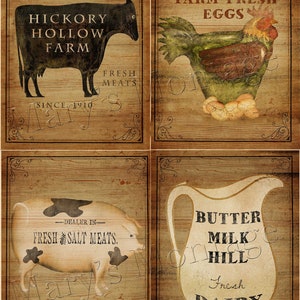 Farm House Signs Sheet 8.5x11 Download & print