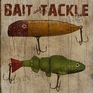 Bait & Tackle , Original, 8 x10, download, printable