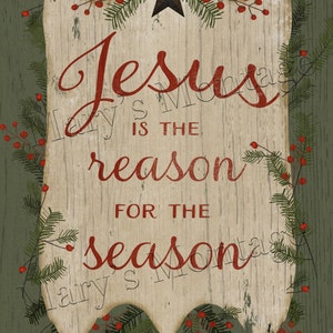 Jesus is the Reason, 8x10, Printable Download