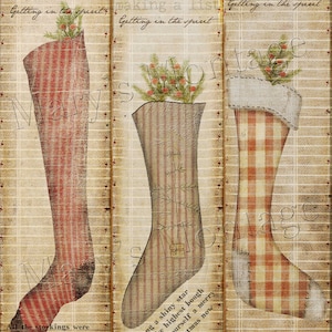 Homespun Weihnachtslisten & Planungspapiere DOWNLOAD