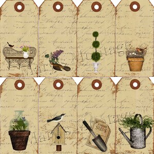 Garden Tags Download print