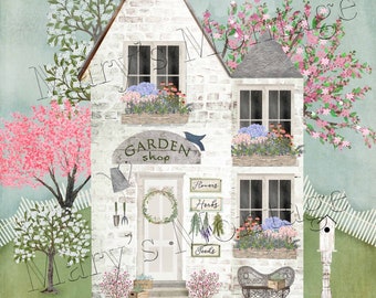 Garden Shop, 8x10 Printable Download