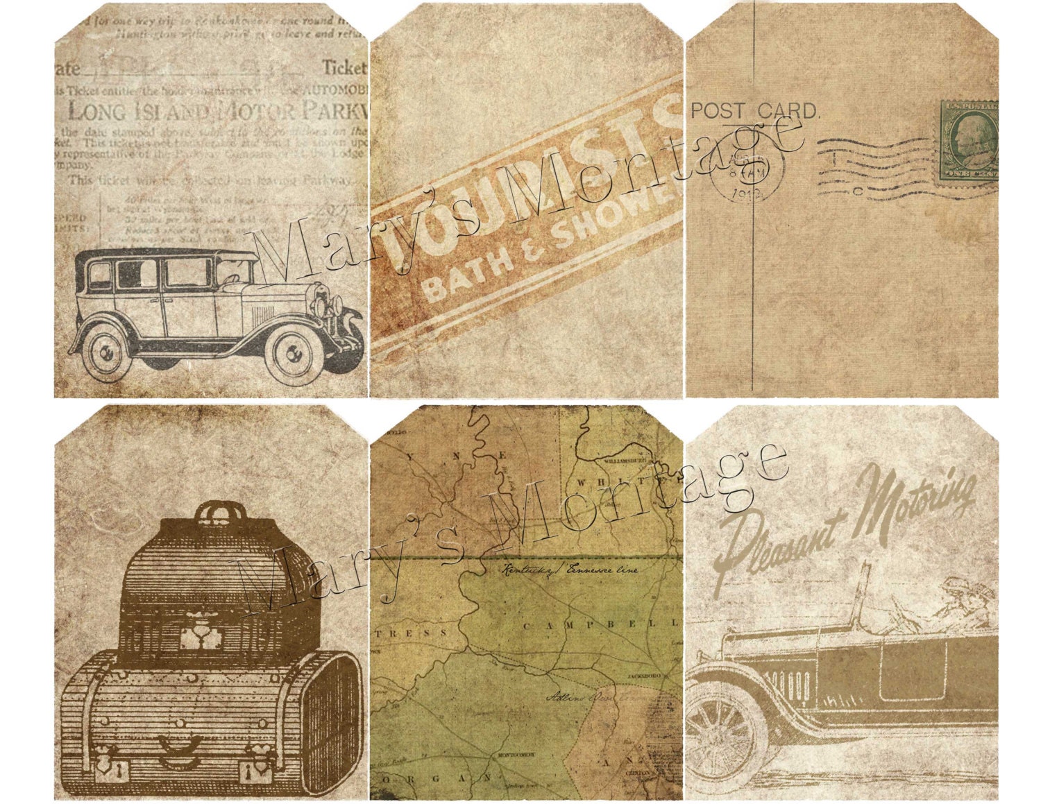 Scrapbook Travel Background