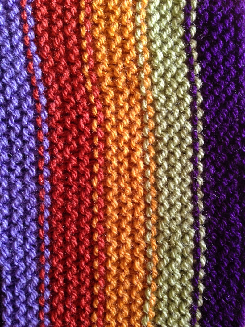 Digital Knitting Pattern for Peace Love Happiness and Etsy