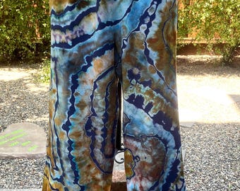 Size S - Tie-Dye Linen Blend Pants (reverse dyed)