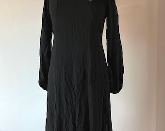 Original 1930s/40s dress | Lace mourning dress | True Vintage 1930s 1940s black mourning dress lace