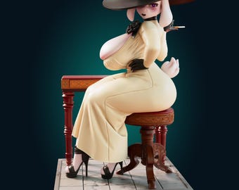 NSFW バニーレディ レジンフィギュア | 手描き 16K 3Dプリント コレクタブルスタチュー