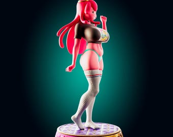 プリンセス・バブルガム フィギュア – 手描き 16K レジン製 アドベンチャー・タイム アニメ スタチュー コレクター向けディスプレイ