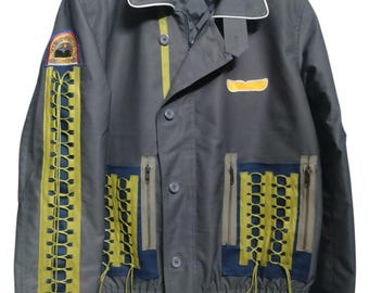 Alien Nostromo Jacket - Grey Cotton Casual Brett Style