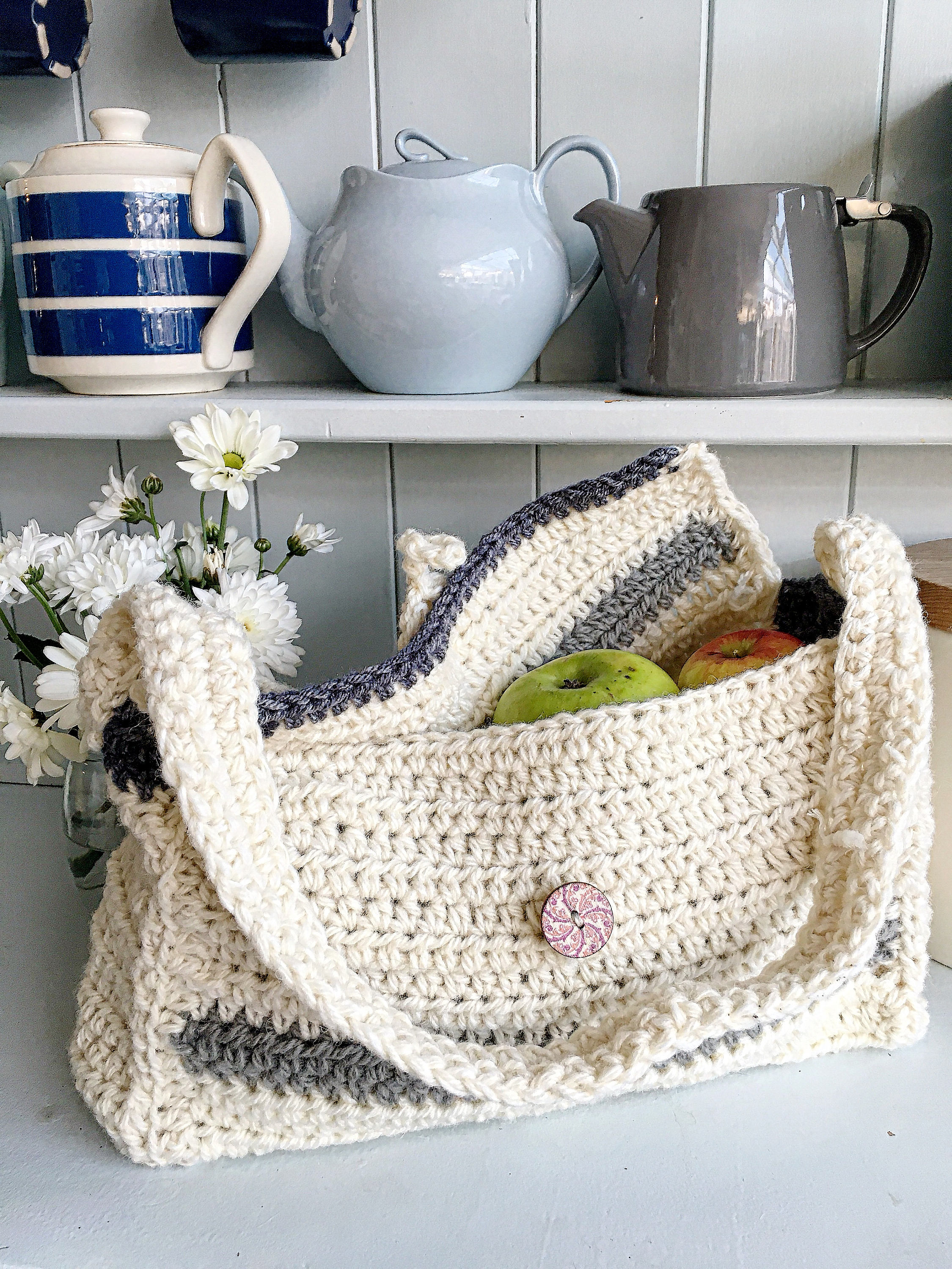 Vintage Inspired Crochet Bag Pattern vintage easy crochet Etsy Nederland