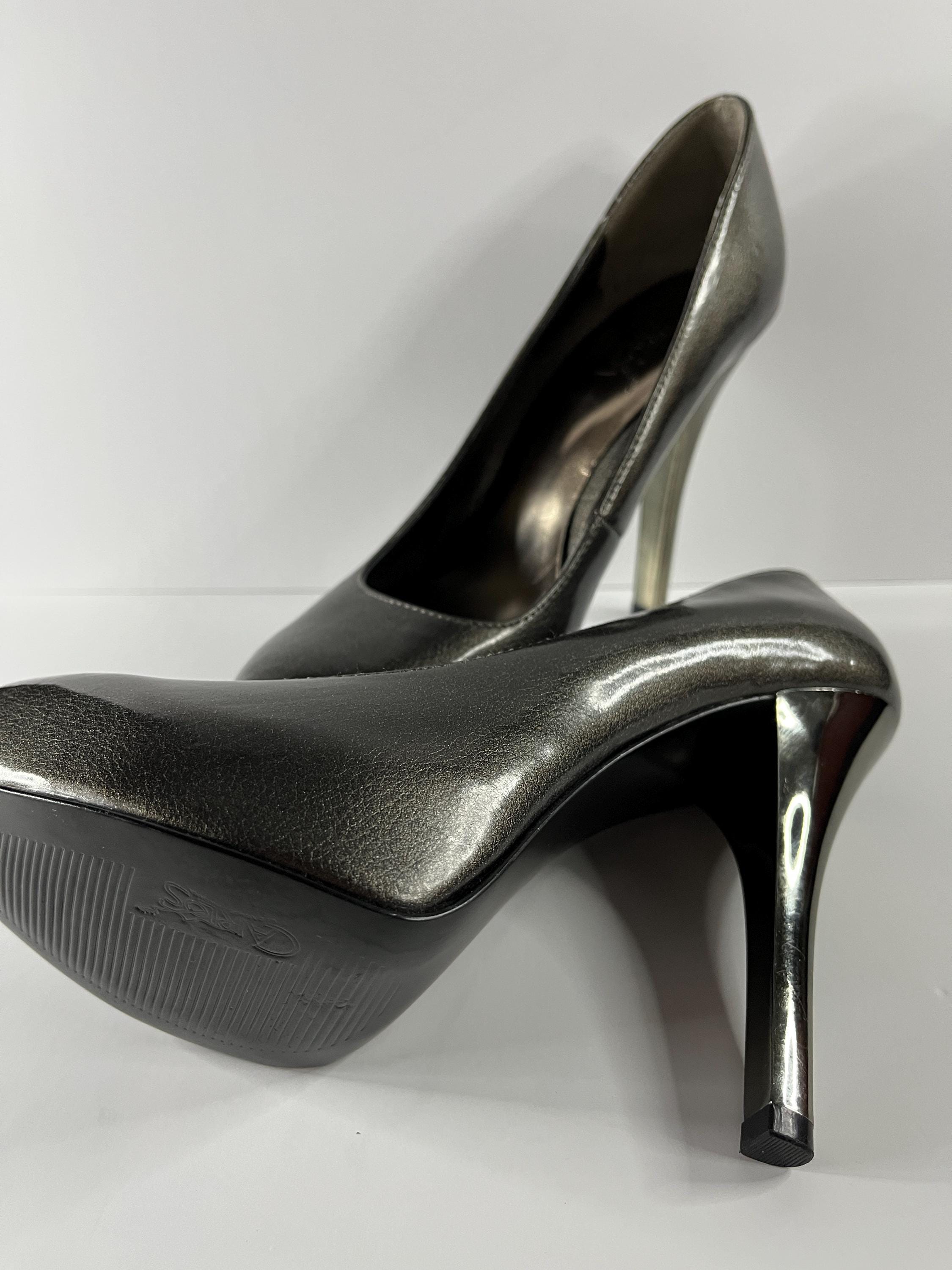 Pewter Evening Shoes - Etsy Pewter Evening Shoes - Etsy